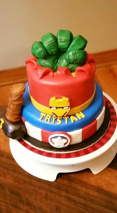 Avengers Super Hero Cake - Cake by Cakes Abound