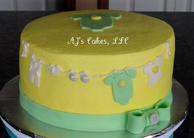 Baby Shower Cake - Cake by Amanda Reinsbach