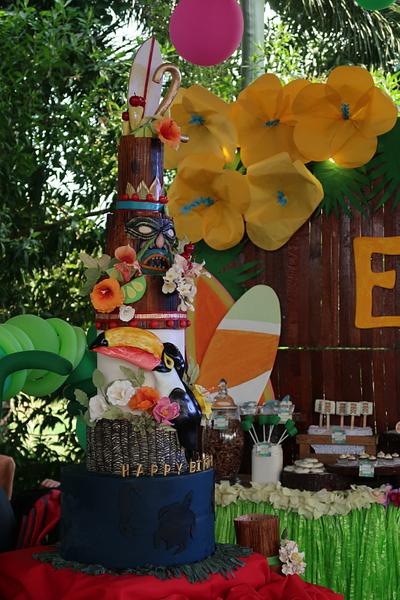 Tropical/Luau Cake - Cake by Jackie Florendo
