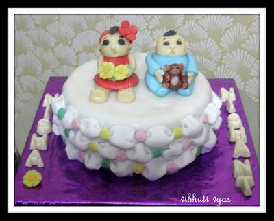cake for  6 months birthday - Cake by vibhuti
