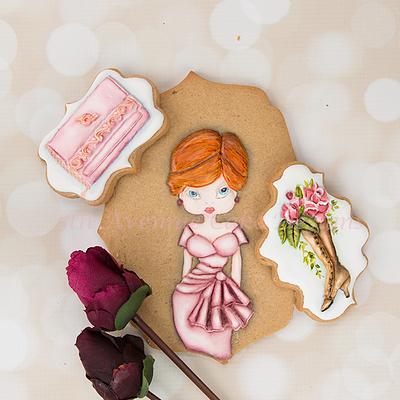Dimensional Haute Couture Cookies 👗👝👠 - Cake by Bobbie