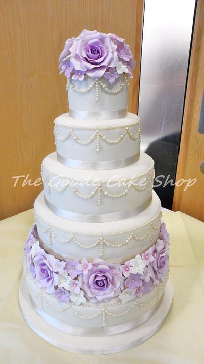 Our Wedding Cake and the first Wedding Cake I made x - Cake by sarahgoode