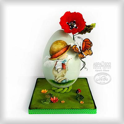 Easter Egg "little Boy" - Cake by Aspasia Stamou