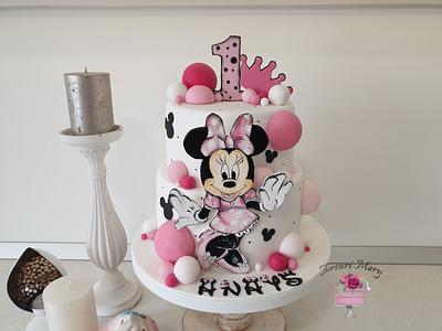 Minnie love pink. - Cake by Torturi Mary