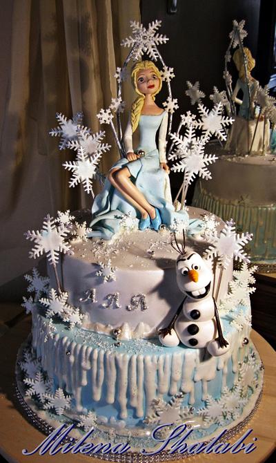 Frozen - Cake by Milena Shalabi