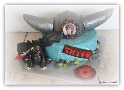 How to train your Dragon - Cake by claudia