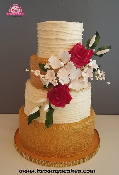 Wedding Cake - Cake by Browny's Cakes