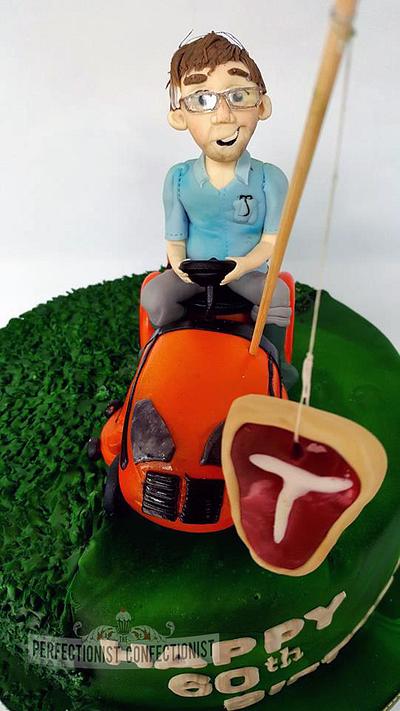 Steak and Mowing! - Cake by Niamh Geraghty, Perfectionist Confectionist