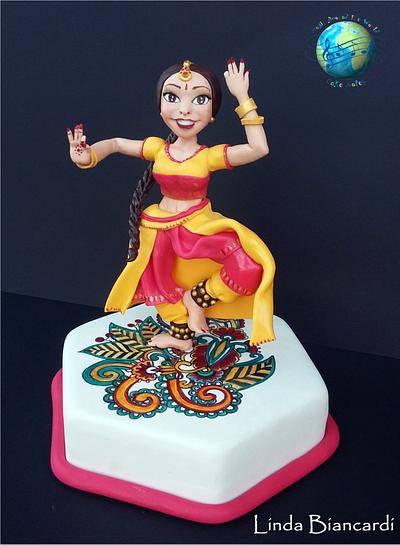 indian dance - Cake by Linda Biancardi