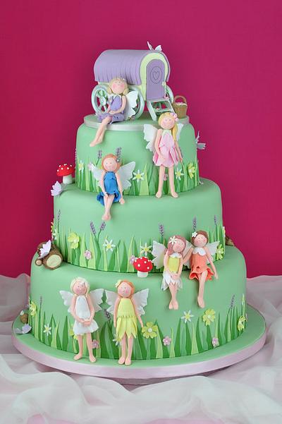 Flower Fairies - Cake by Sandra Monger
