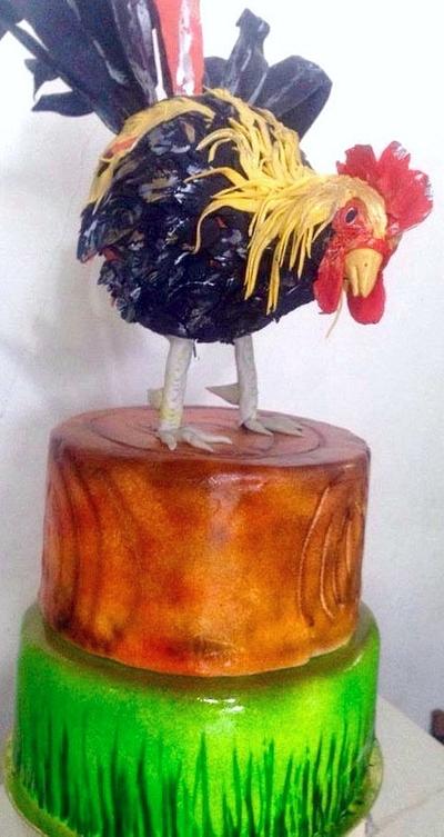 Rooster - Cake by Daniel Guiriba