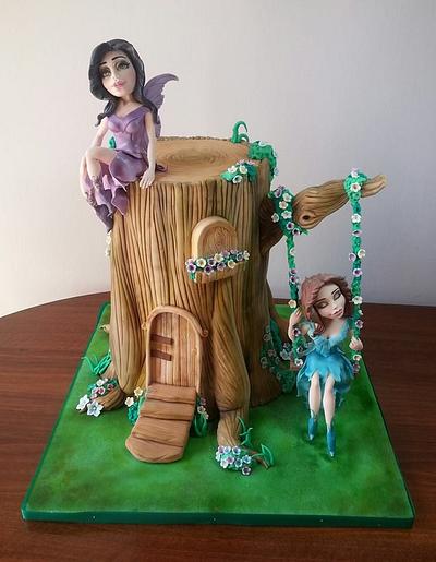the home of the fairies - Cake by Vincenza Rito - l'Arte nelle torte