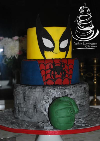 Marvel Heroes - Cake by cakesbysilvia1