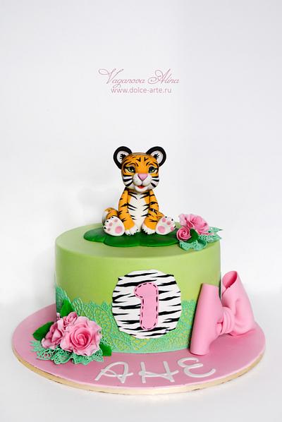 baby tiger  - Cake by Alina Vaganova