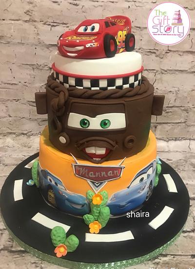 The Cars  - Cake by thegiftstorycakes