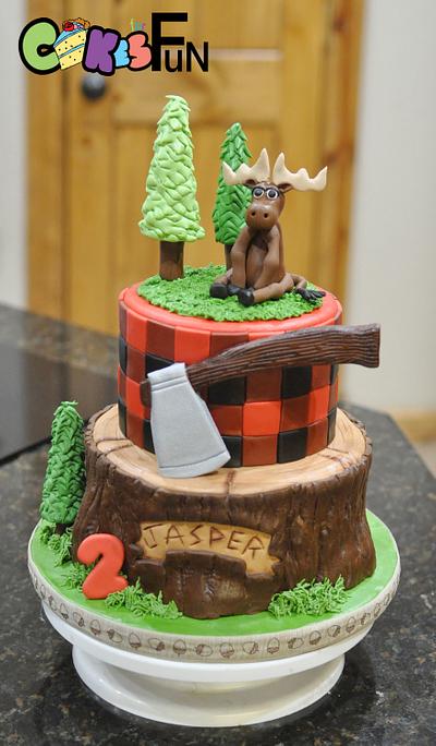Moose in the forest - Cake by Cakes For Fun