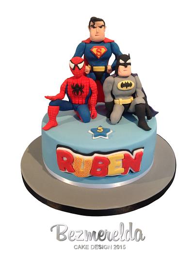 Super Heroes Cake - Cake by Bezmerelda