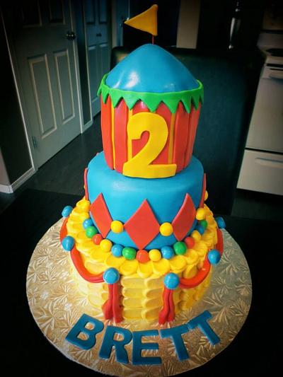 Circus Cake - Cake by The Cakery 