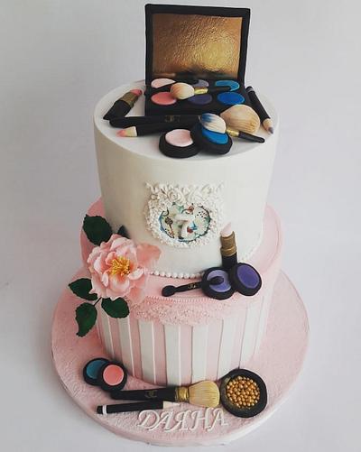 Make up cake  - Cake by Mariya Gechekova