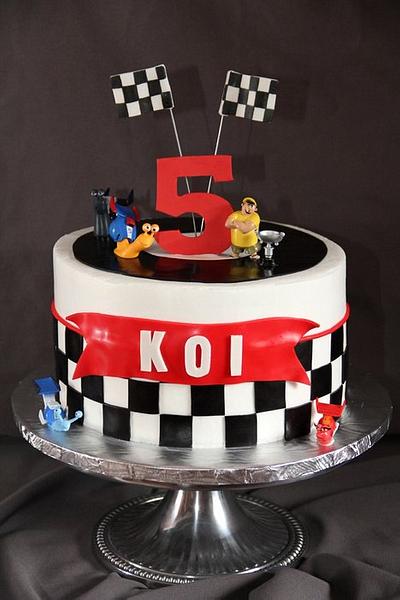 Koi's 5th - Cake by SweetdesignsbyJesica