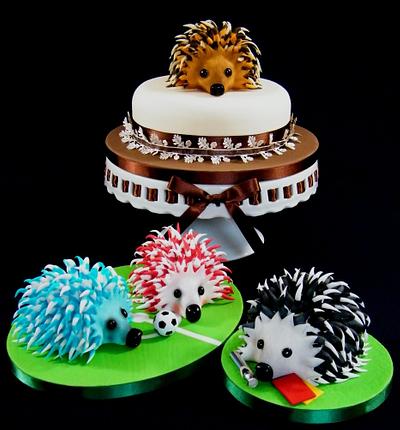 Versatile Hedgehogs - Cake by Mandy's Sugarcraft
