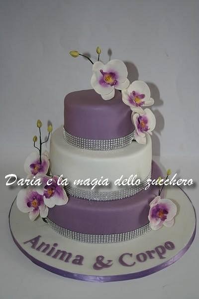 Orchids cake - Cake by Daria Albanese