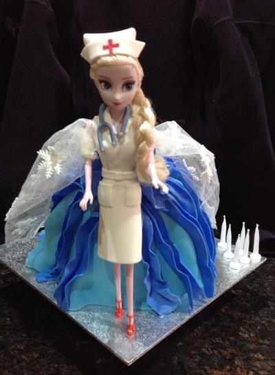 Nurse Elsa - Cake by trishcakemyday