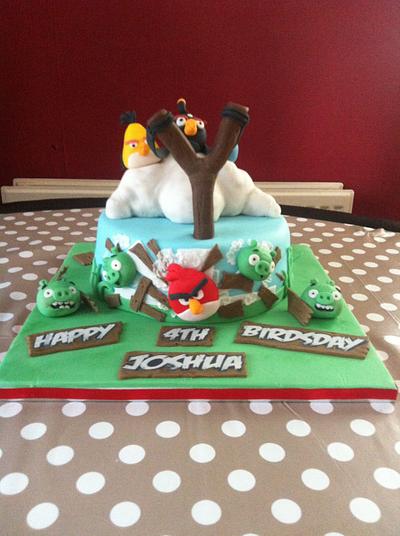 Angry birds - Cake by silversparkle