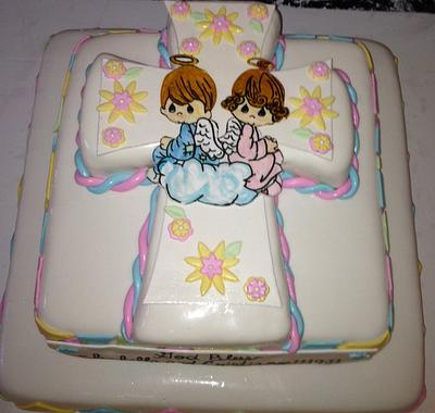 Baptisim Cake  - Cake by NumNumSweets