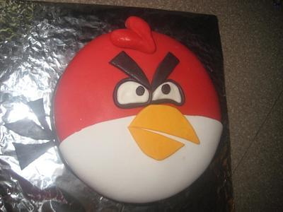 Angry Bird Cake - Cake by momma24