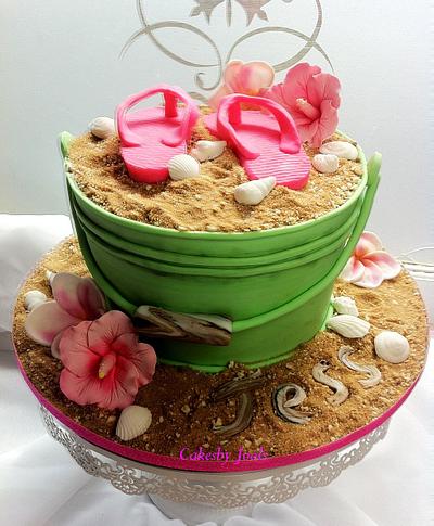 Beach in a Bucket cake - Cake by Cakesby Jools