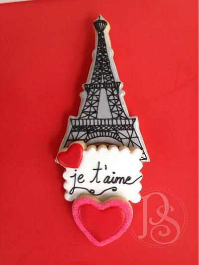 Je t'aime...Valentine cookies - Cake by Alicia