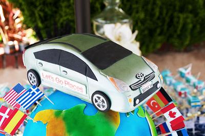 Around the world with... Prius! - Cake by Tali