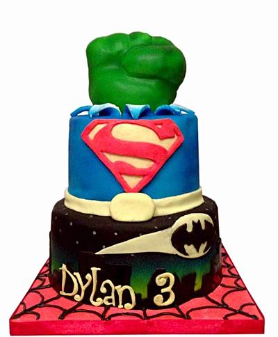 Superhero cake - Cake by Hannah Thomas
