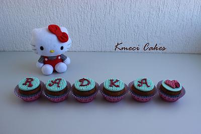 knitted cupcakes - Cake by Kmeci Cakes 