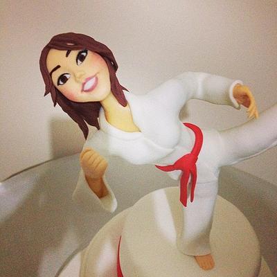 Karate Girl - Cake by Valeria Antipatico