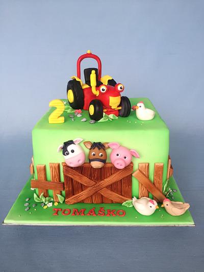 Tractor Tom  - Cake by Layla A