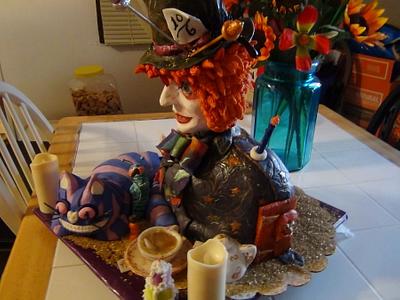 mad hatter birthday cake - Cake by gail