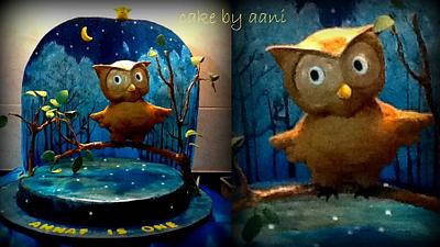 Owl cake - Cake by Aani
