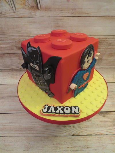 Lego Superheroes Cake - Cake by K Cakes
