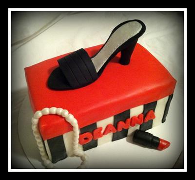 Shoe Box Birthday Cake - Cake by Angel Rushing