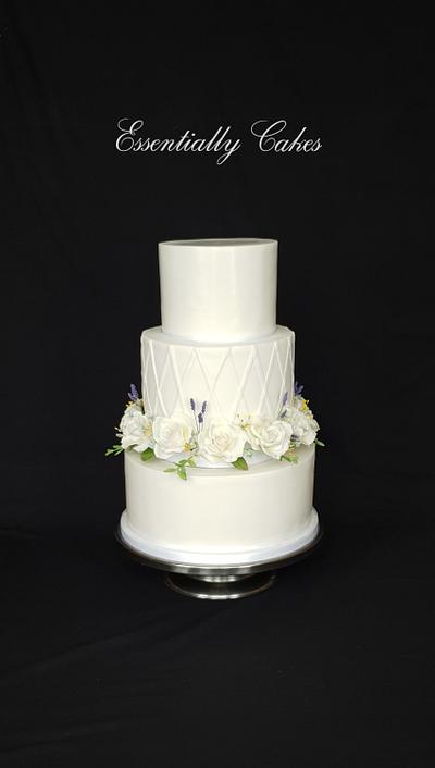Rose & Lavender - Cake by Essentially Cakes
