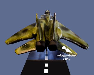  F14 Tomcat - Cake by Fancy Fondant WA
