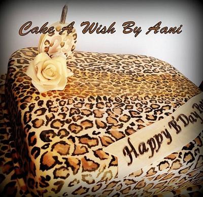 leopard print cake - Cake by Aani