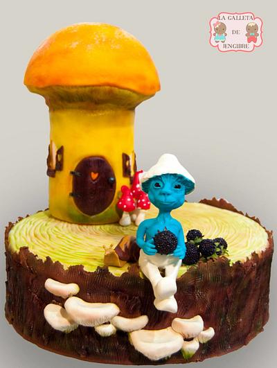 Smurf (Sugar Myths and Fantasies 2.0) - Cake by Neus Ruiz (Chica Galleta)