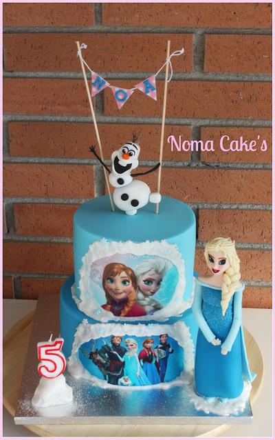TARTA FROZEN- FROZEN CAKE - Cake by Sílvia Romero (Noma Cakes)