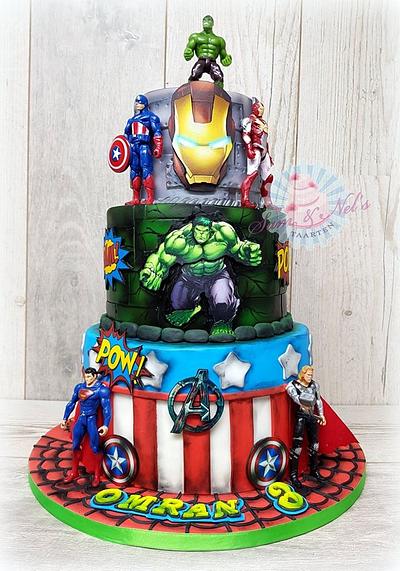 Avengers superhero cake - Cake by Sam & Nel's Taarten