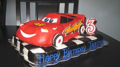Lightning McQueen Birthday Cake - Cake by cakesbymary