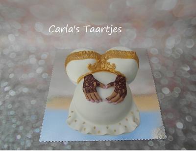Pregnant Belly Cake - Cake by Carla 