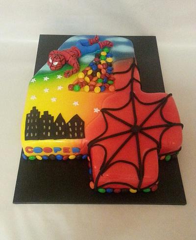 Spiderman cake - Cake by The Custom Piece of Cake